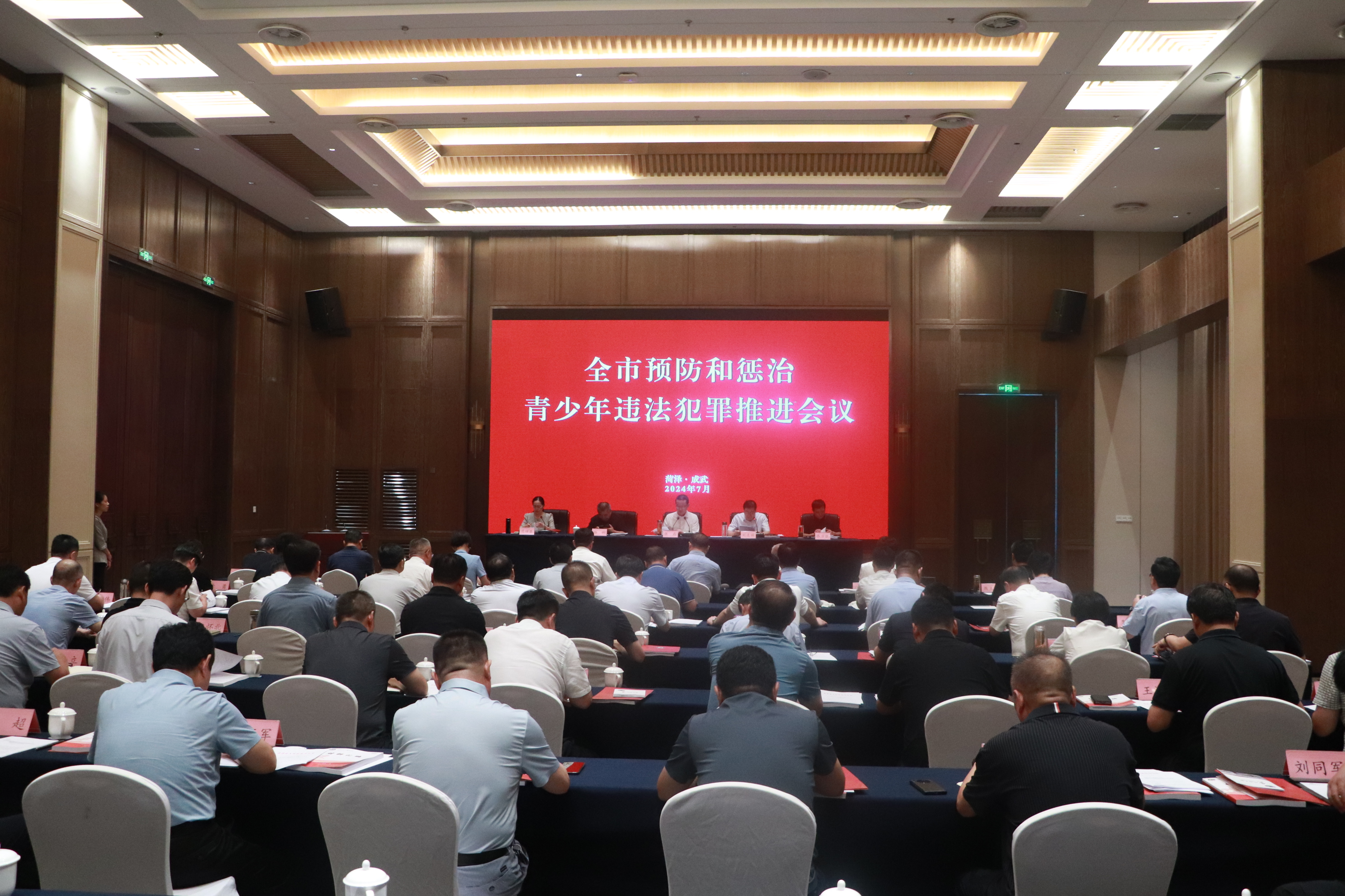 全市預防和懲治青少年違法犯罪工作推進會召開